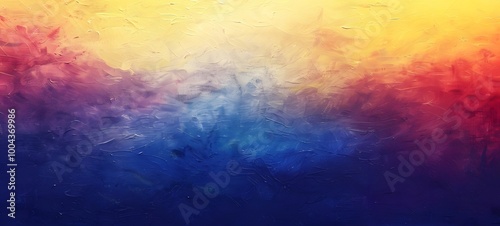 Abstract Impressionist Gradient Painting