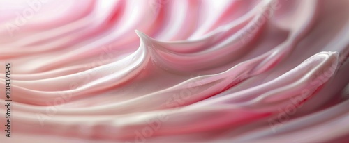 Pink Whipped Cream Close-Up