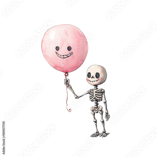 Pastel Pink Lollipop with Face