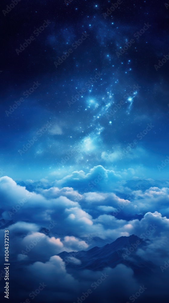 Fototapeta premium Galaxy nature cloud outdoors.