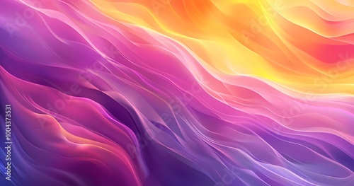 Abstract Gradient Background with Purple, Yellow, and Pink Hues