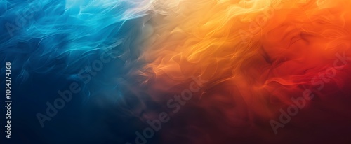 Abstract Blue Red Orange Gradient Background