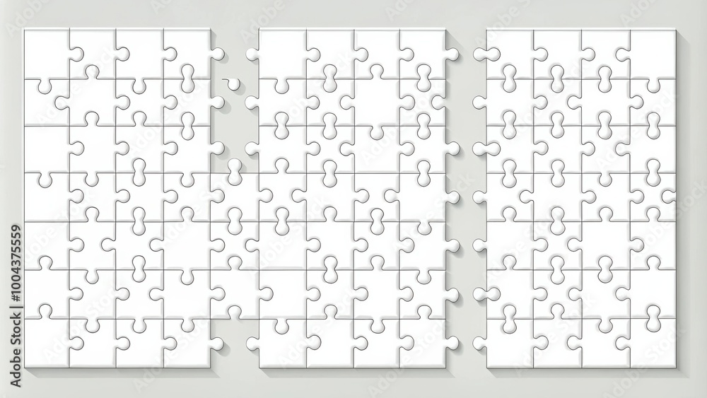 Variety of Simple Jigsaw Puzzle Templates with Unique Width Height Ratio and Piece Sizes for Creative Projects or Presentations Variety of Simple Jigsaw Puzzle Templates with Unique Width Height Ratio and Piece Sizes for Creative Projects or Presentations