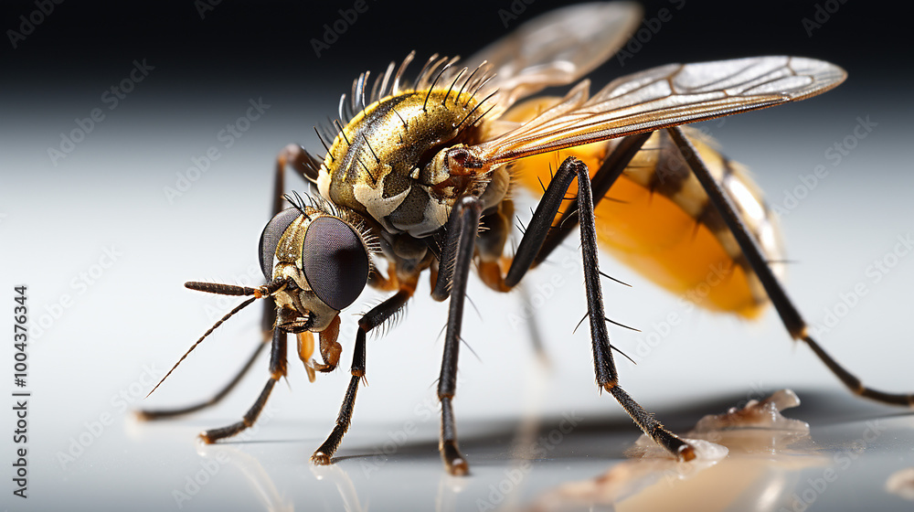 3d rendered photo of a mosquito generative ai 3d rendered photo of a mosquito generative ai