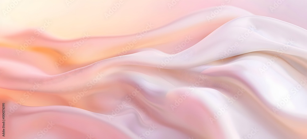 Obraz premium Soft Pastel Background for Skincare Products