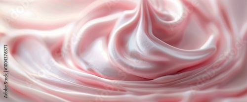 Pink Whipped Cream Close-Up