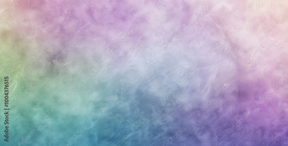 Pastel Rainbow Gradient Background With Text Space