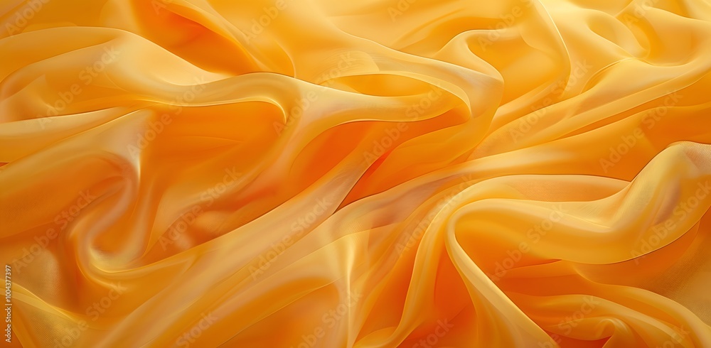 Fototapeta premium Abstract Yellow Fabric Texture Background