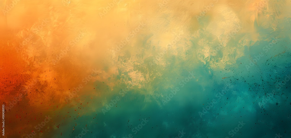Abstract Gradient Background Teal Orange Brown Abstract Gradient Background Teal Orange Brown