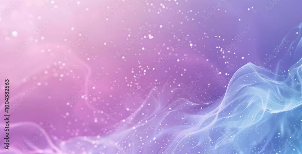Obraz premium Abstract Purple Blue Gradient Background with Sparkles