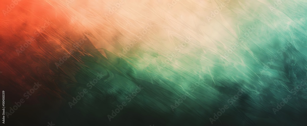 Abstract Grainy Gradient Background with Green, Red and Black Colors Abstract Grainy Gradient Background with Green, Red and Black Colors