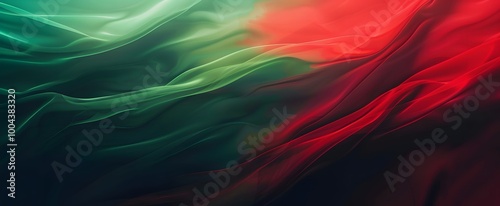 Abstract Grainy Gradient Green Red Background photo