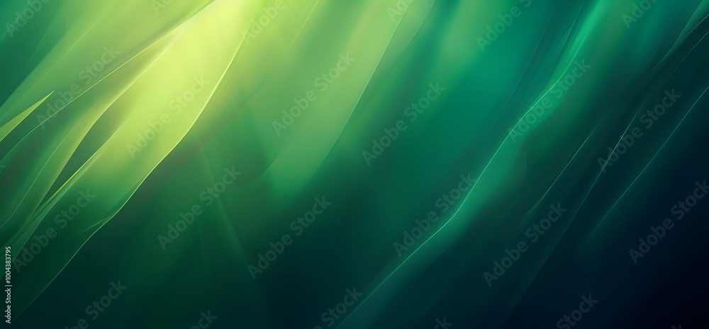 Abstract Green Gradient Background With Light And Shadow Abstract Green Gradient Background With Light And Shadow
