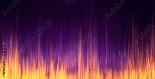 Abstract Purple and Yellow Gradient Flame Background
