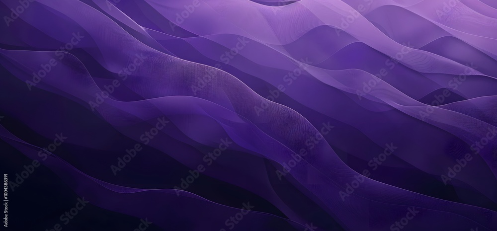 Obraz premium Abstract Purple Gradient Waves Background