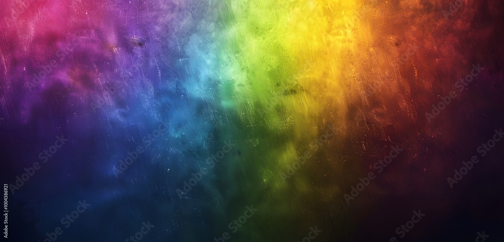 Abstract Rainbow Gradient Background With Grainy Texture Abstract Rainbow Gradient Background With Grainy Texture