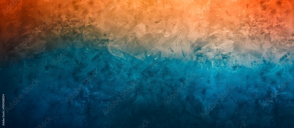 Naklejka premium Abstract Orange Blue Gradient Texture Background