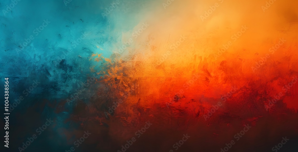 Abstract Gradient Background with Orange, Blue, and Red Colors Abstract Gradient Background with Orange, Blue, and Red Colors