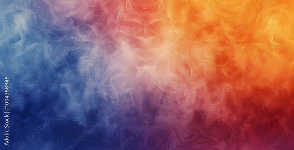 Abstract Ombre Gradient Background in Blue, Orange and Red Tones Abstract Ombre Gradient Background in Blue, Orange and Red Tones