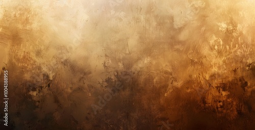 Abstract Brown Gold Ombre Gradient Background