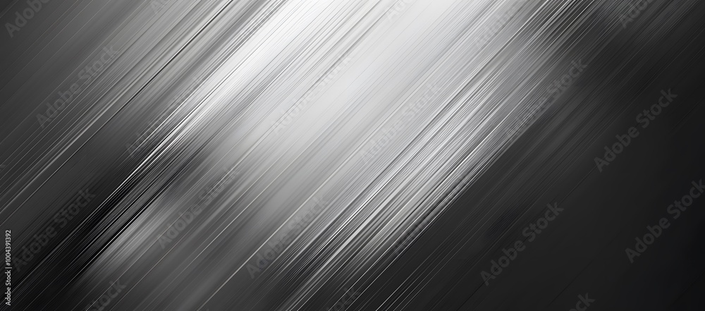 Abstract Black and White Gradient Background with Metallic Texture Abstract Black and White Gradient Background with Metallic Texture