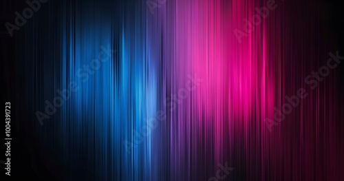 Abstract Blurred Gradient Background with Pink and Blue Lines