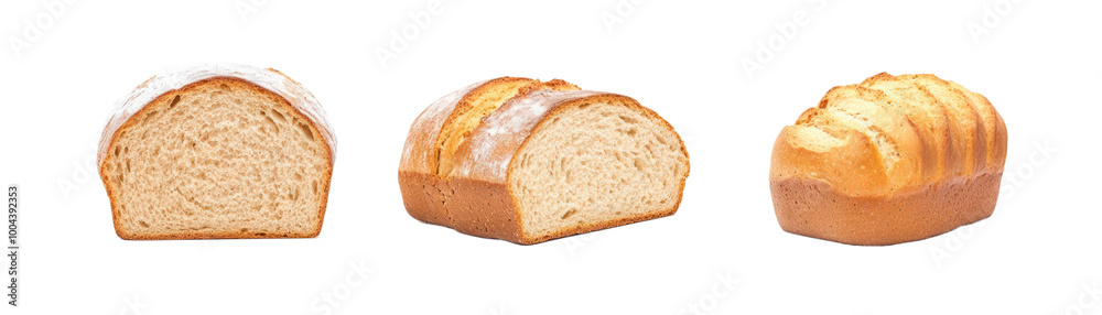 Fresh whole wheat bread isolated on transparent background Fresh whole wheat bread isolated on transparent background
