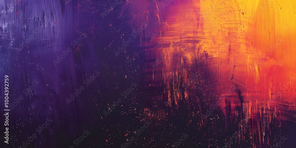 Fototapeta premium Abstract Purple And Orange Gradient Background