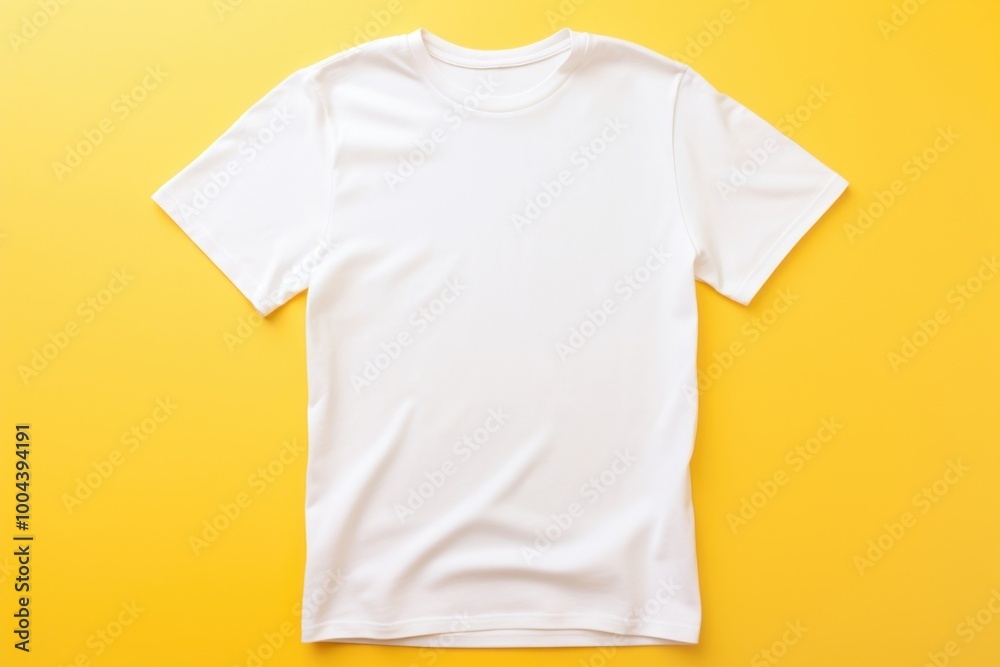 White color-t-shirt fashion yellow white. White color-t-shirt fashion yellow white.