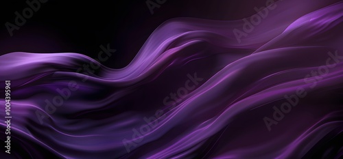 Abstract Purple Gradient Curves Background