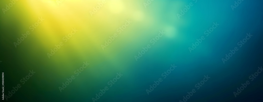 Abstract Blue Green Gradient Background With Light Spot Abstract Blue Green Gradient Background With Light Spot