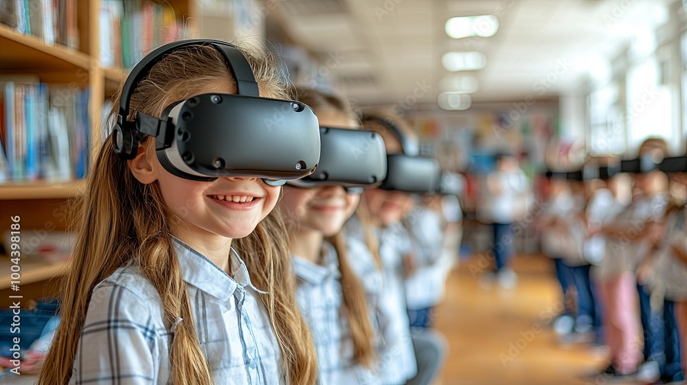 Diverse Children Engaged in Virtual Reality Learning Diverse Children Engaged in Virtual Reality Learning