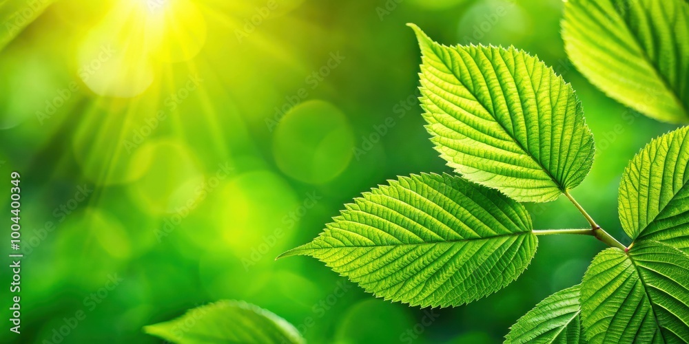 Green leaf background with vibrant foliage in natural environment for eco concept Green leaf background with vibrant foliage in natural environment for eco concept