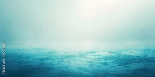 Wallpaper Mural Abstract Blue Gradient Background with Blurred Edges Torontodigital.ca