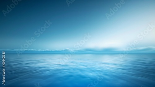 Minimalistic Blue Gradient Ocean Background