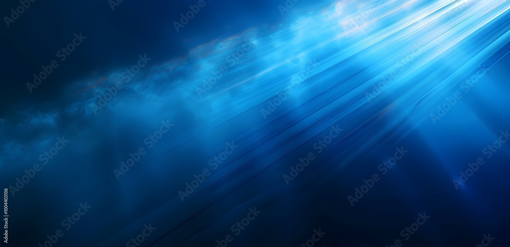 Abstract Blue Light Beam Banner Design Abstract Blue Light Beam Banner Design