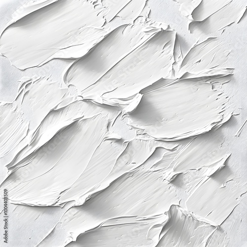 Wallpaper Mural Abstract white oil paint brush strokes texture pattern Torontodigital.ca