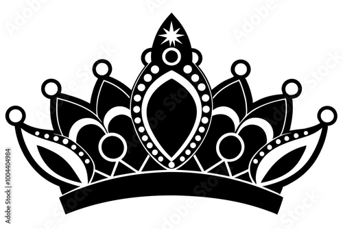 coloring page simple black and white the crown