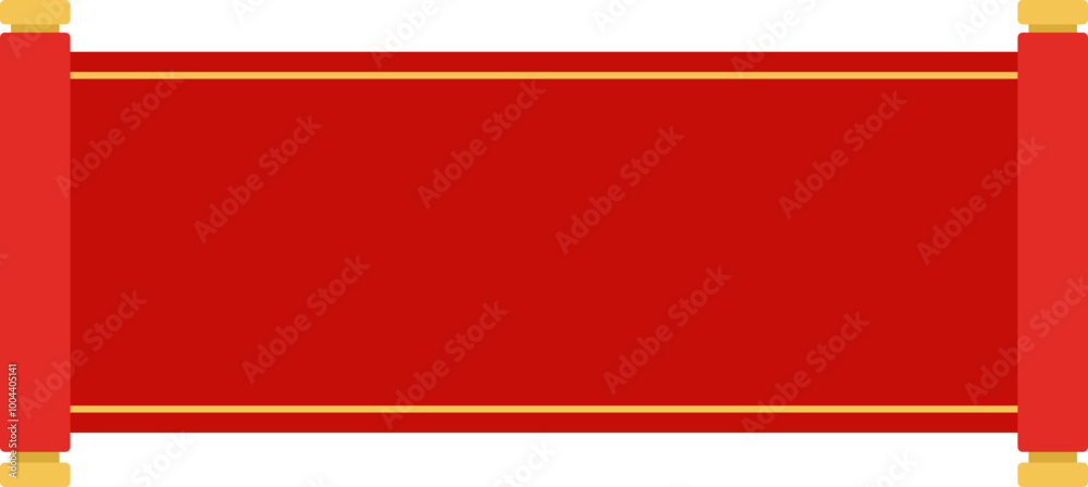 Chinese New Year blank scroll vector.
Chinese lunar year blank red scroll isolated svg. Chinese New Year blank scroll vector.
Chinese lunar year blank red scroll isolated svg.