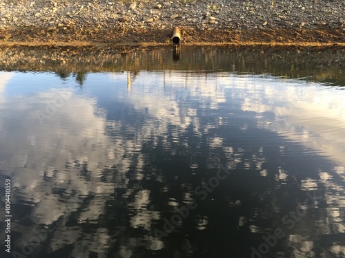 water reflection pipe