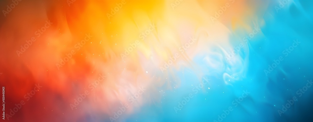 Abstract Blurred Gradient Background with Yellow, Blue, and Orange Colors Abstract Blurred Gradient Background with Yellow, Blue, and Orange Colors