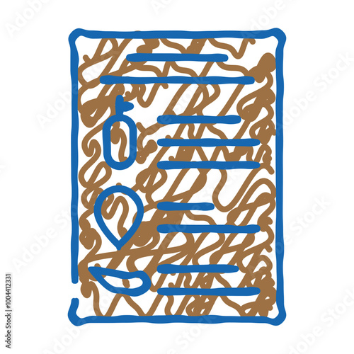 price diving school doodle icon sketch vector. price diving school sign. isolated symbol illustration