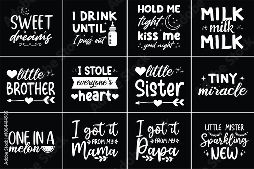 Baby SVG Bundle Design