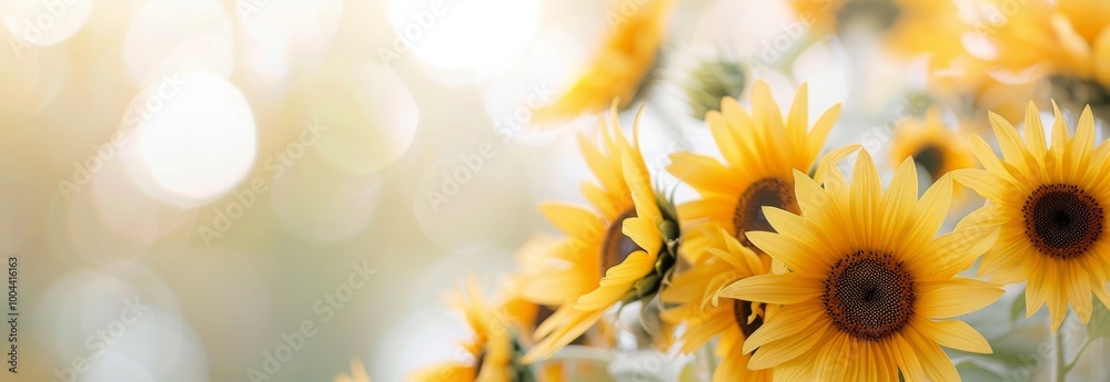 Naklejka premium Vibrant Orange and White Flowers Arrangement on Neutral Background