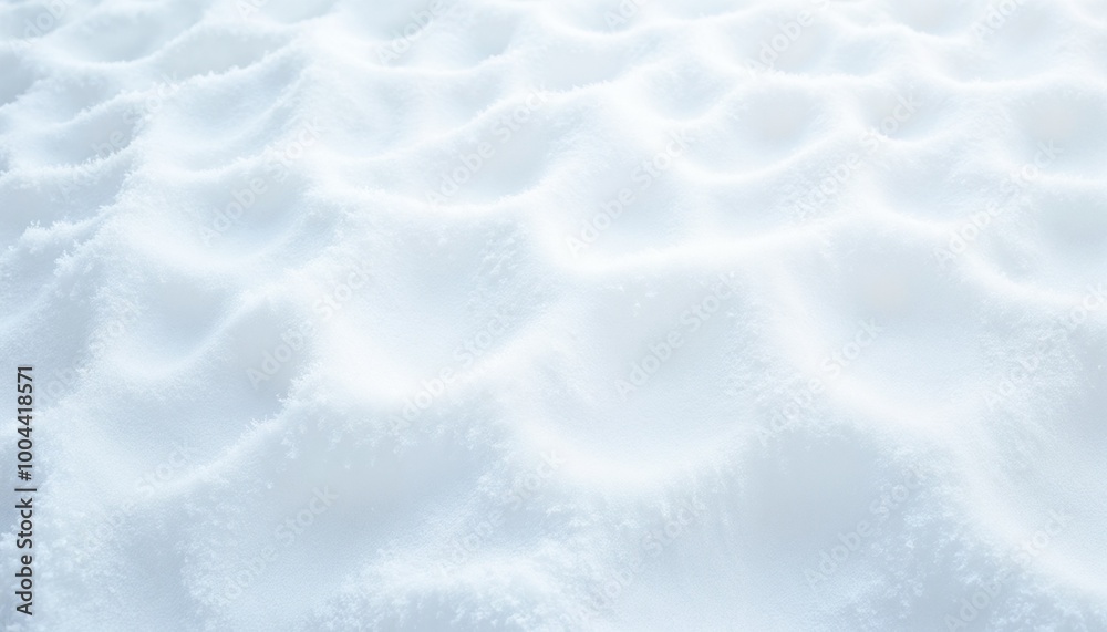 Obraz premium Snow texture for design and background usage in soft white tones