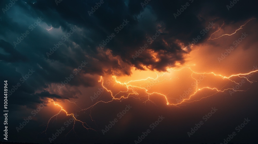 Fototapeta premium Lightning Storm