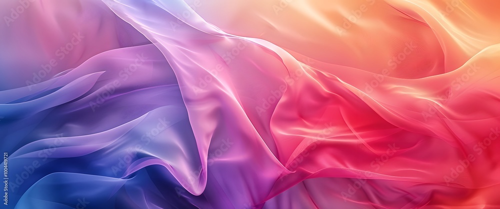 Fototapeta premium Abstract Colorful Gradient Waves Background