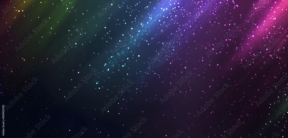 Fototapeta premium Abstract Dark Gradient Background with Stars