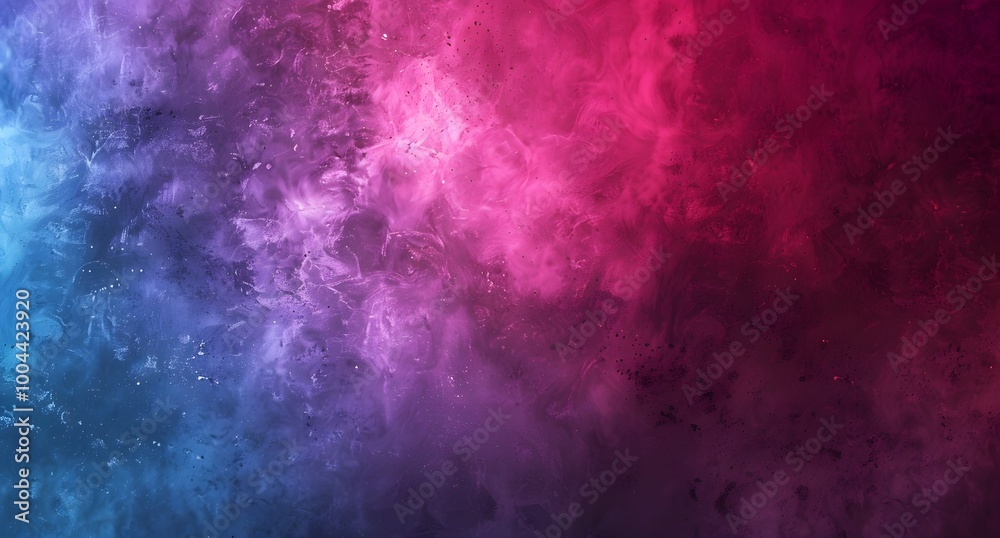 Obraz premium Abstract Dark Gradient Background with Blue, Purple, Pink, and Red Color Transitions