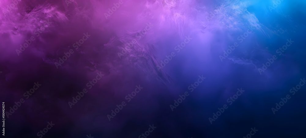 Fototapeta premium Dark Purple and Blue Gradient Background